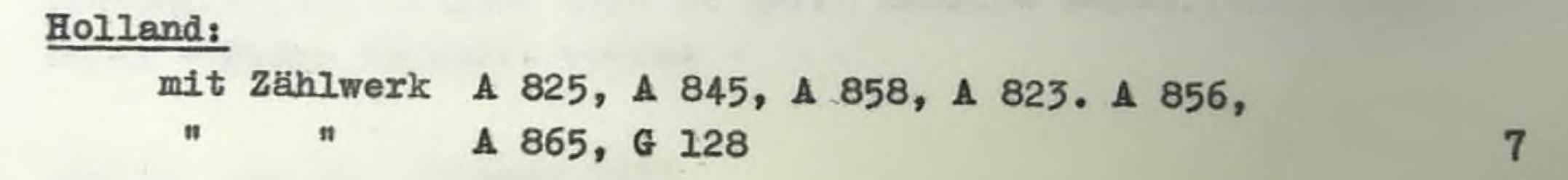 Sales of Z�hlwerk machines to the Netherlands between 1926 and 1935. Click to read the full memorandum.