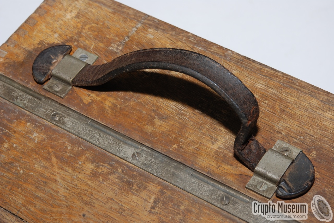 The leather carrying strap