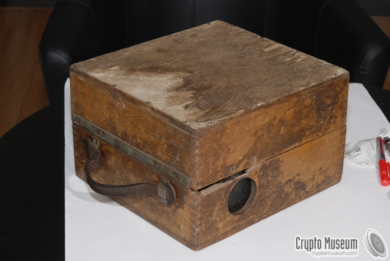 The wooden box