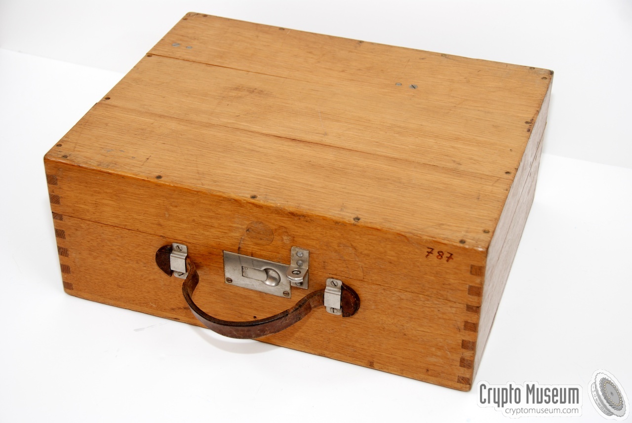 Swiss-K Enigma case (closed)