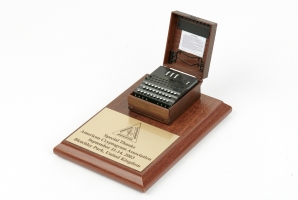 ACA plaque of 2003 with Enigma minature