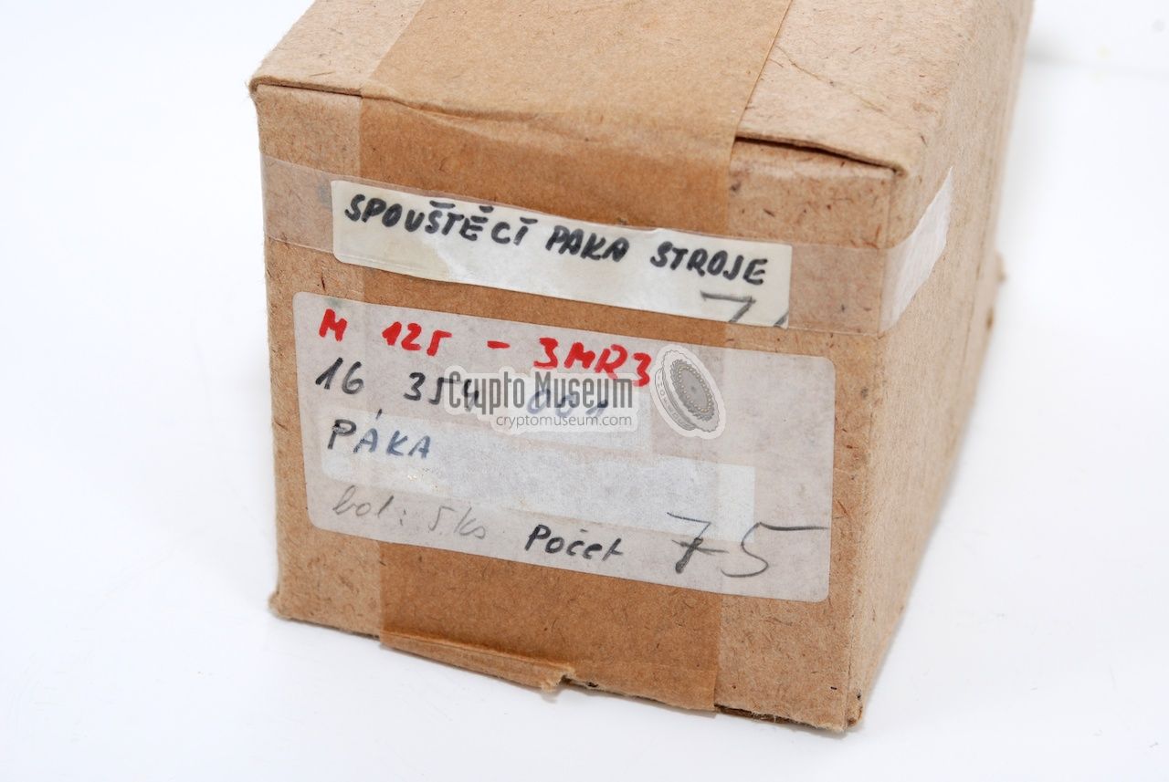 Original carton box in which the Czech PROTON-2 wheels were distributed