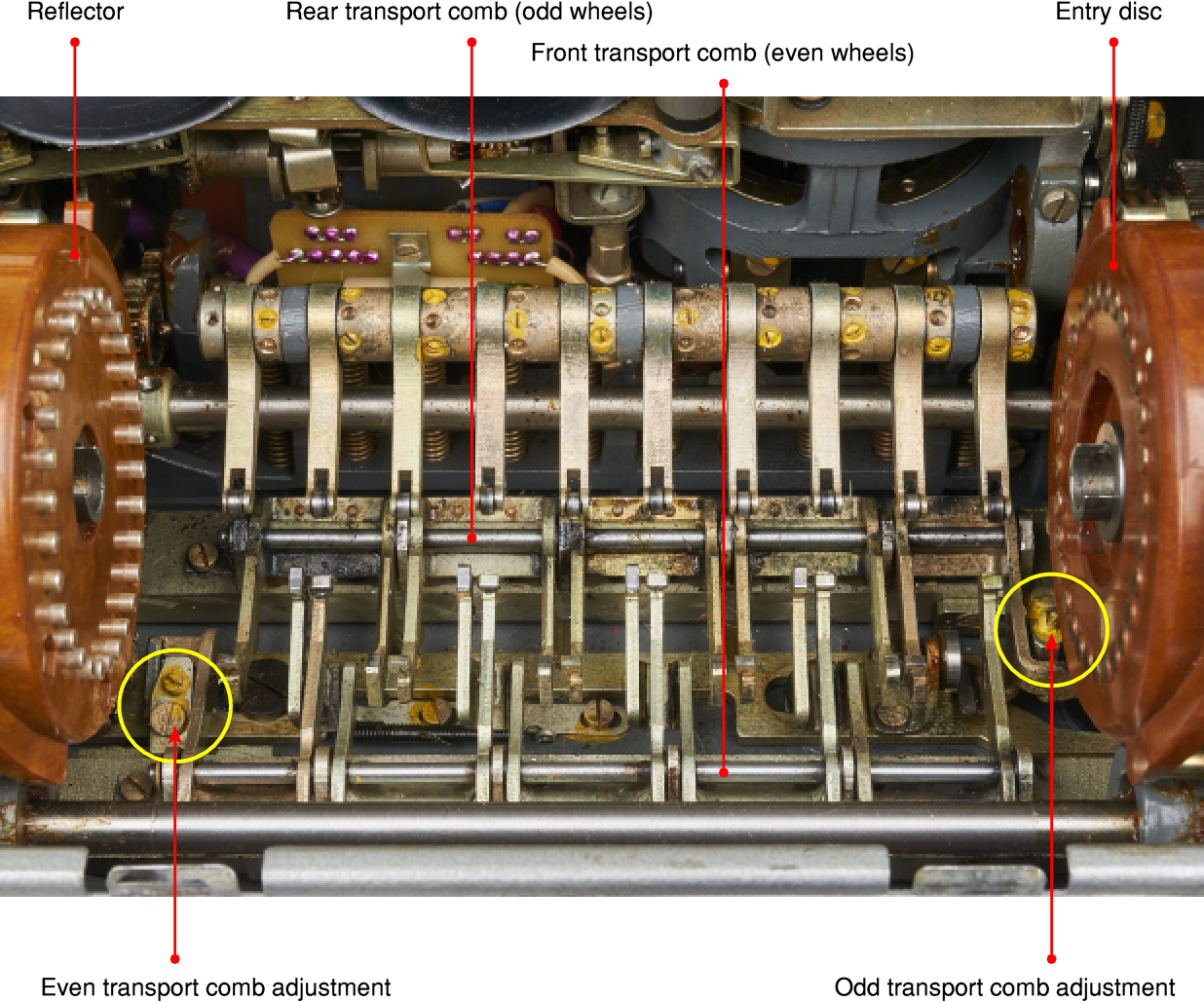 Location of the adjustment screws. Click for a better view.