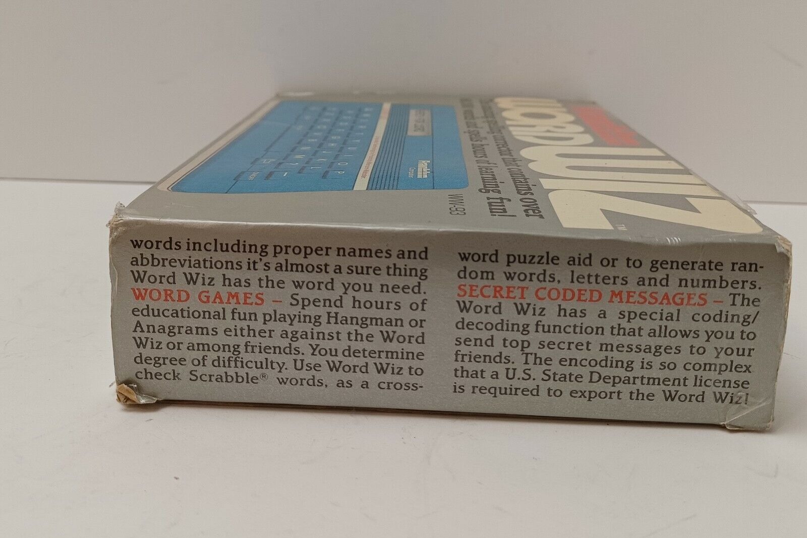 Word Wiz (WW-93) in original packaging, as found on eBay [2].