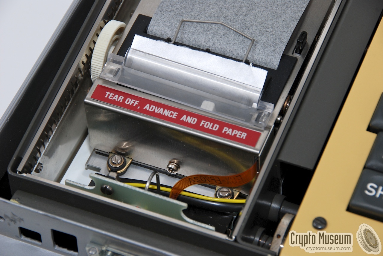 The thermal printer of the Gretacoder 805