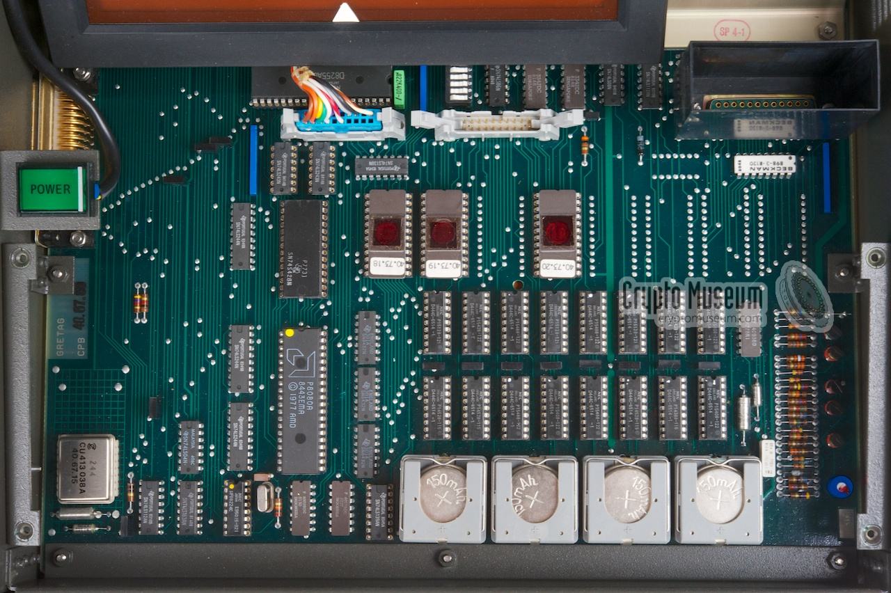 Top view of the motherboard