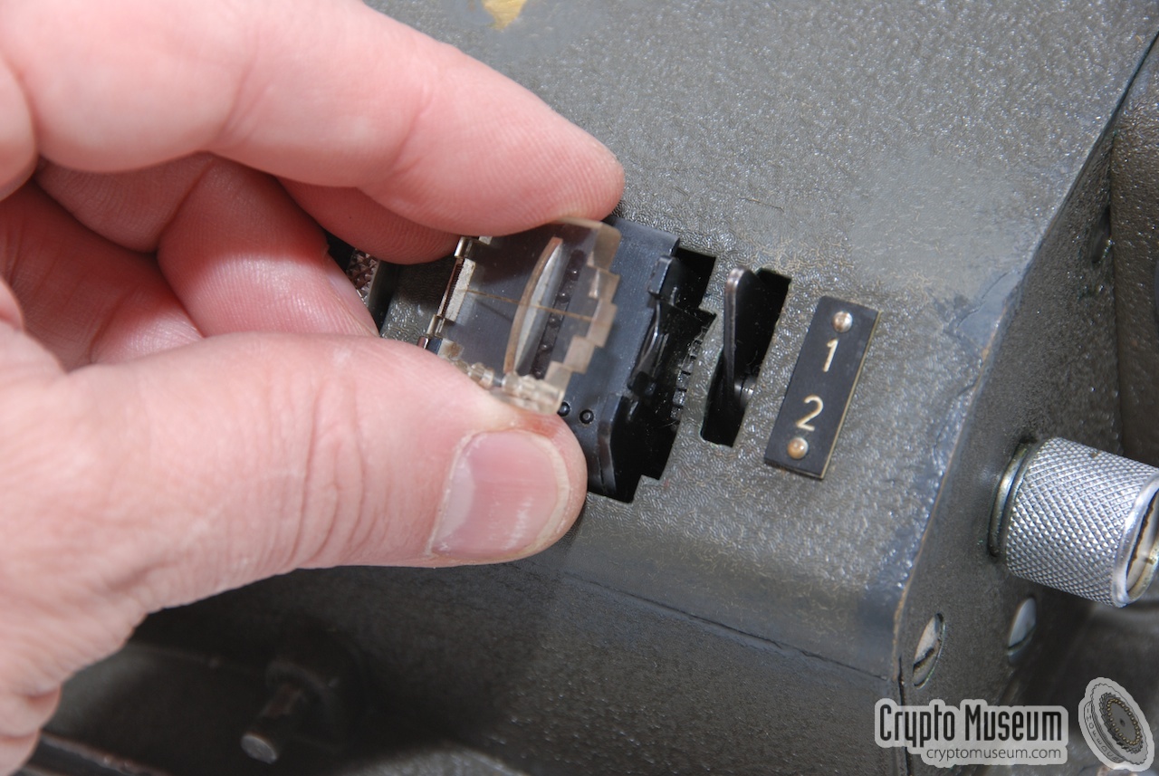 Opening the paper tape holder