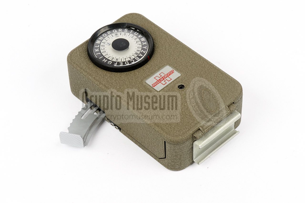 Hagelin CD-57 in military olive drab case