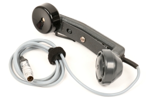 Handset with PTT switch for HC-235
