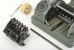 Tape reader removed from the machine