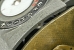 Recessed screw that holds the letter ring in place