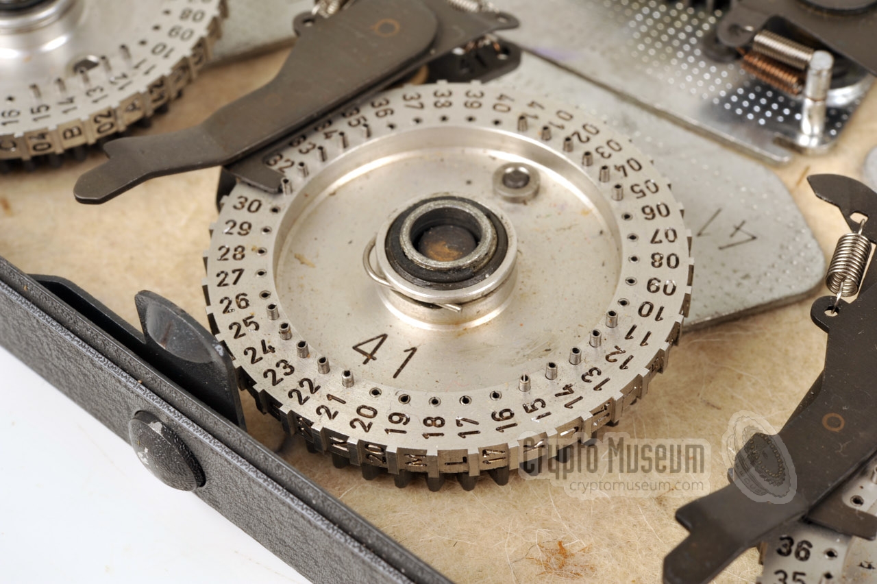 Close-up of an additional cipher wheel