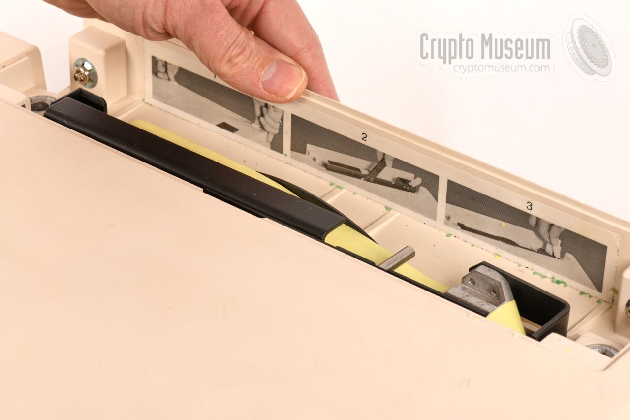 Paper tape compartment