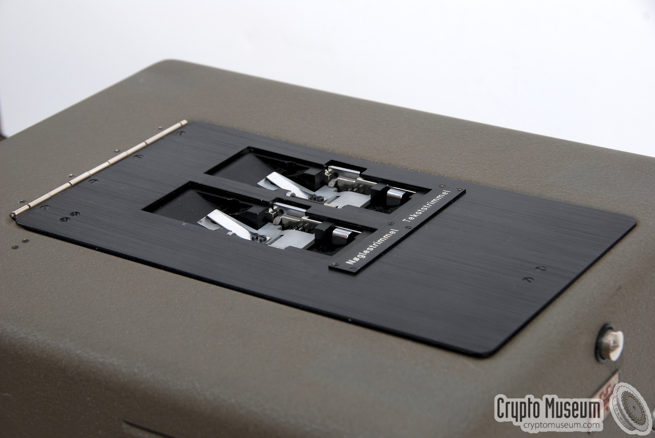 The two tape readers on top of the machine