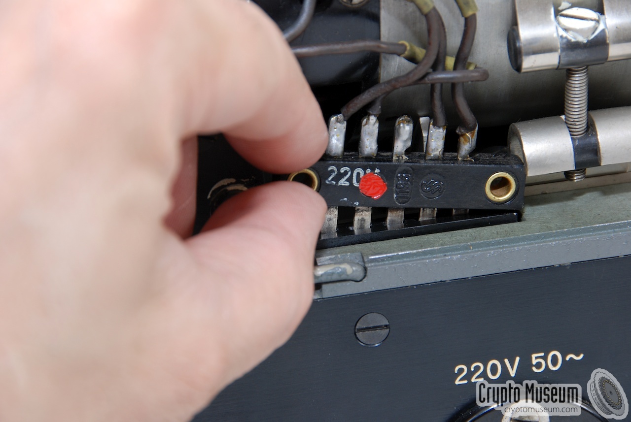 Taking the voltage selector out