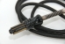 Close-up of the 5-pin Tuchel connector of the data cable