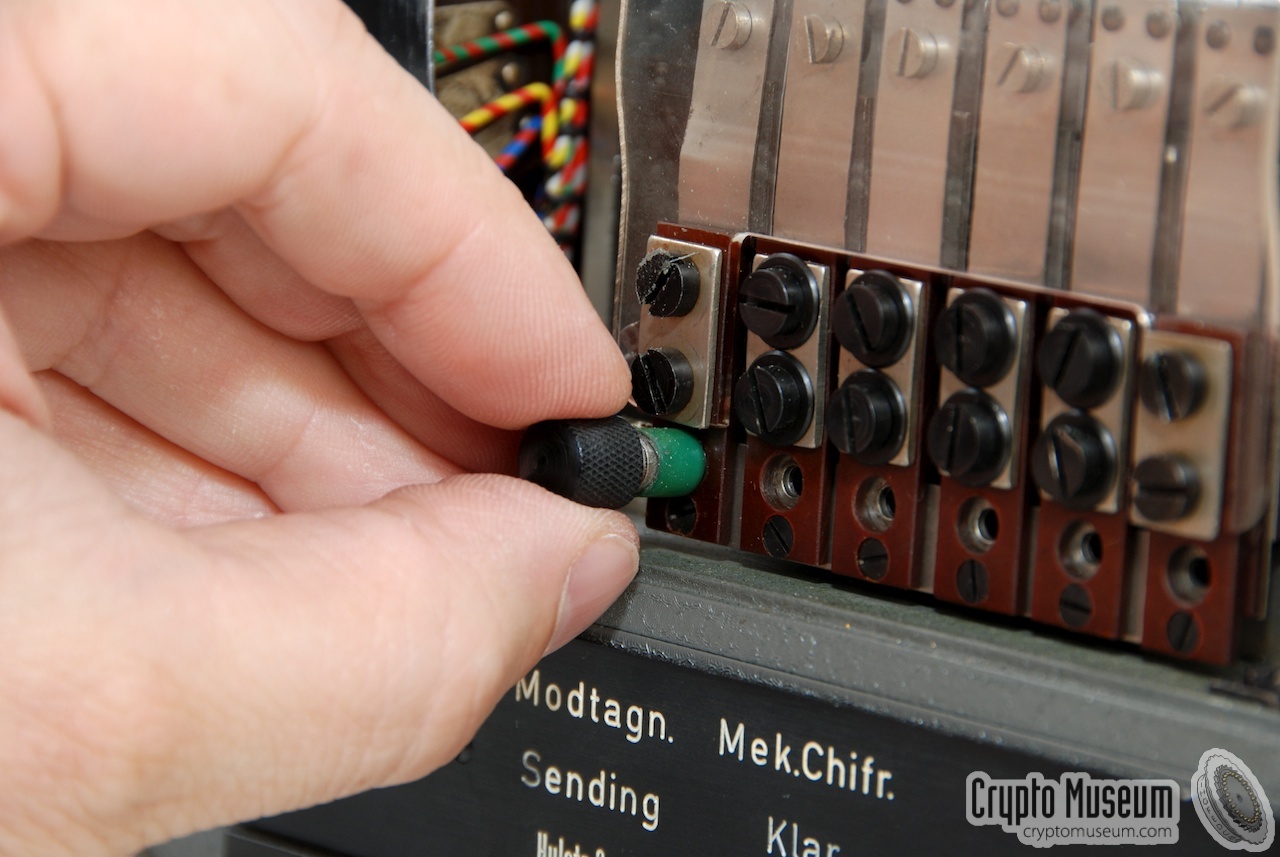 Removing the plug that selects the wheel that activated the change-over contact