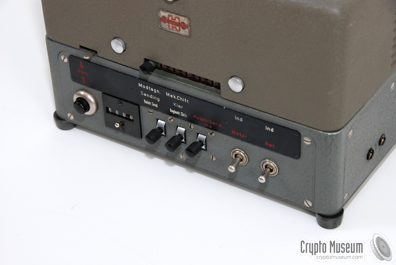 The font panel of the TC-52 showing the position of the change-over selection plug