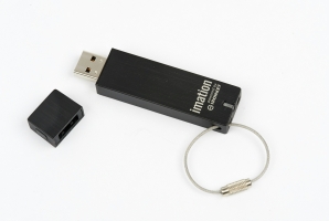 IronKey with protective cap removed
