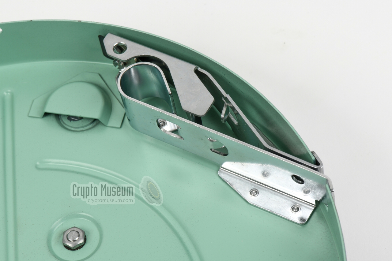 Tape guides, designed for one-way use (to prevent the tape from being fed back)