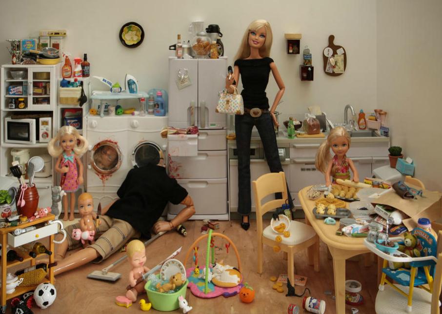 Barbie at a murder scene. Copyright Mariel Clayton 2010 [8].
