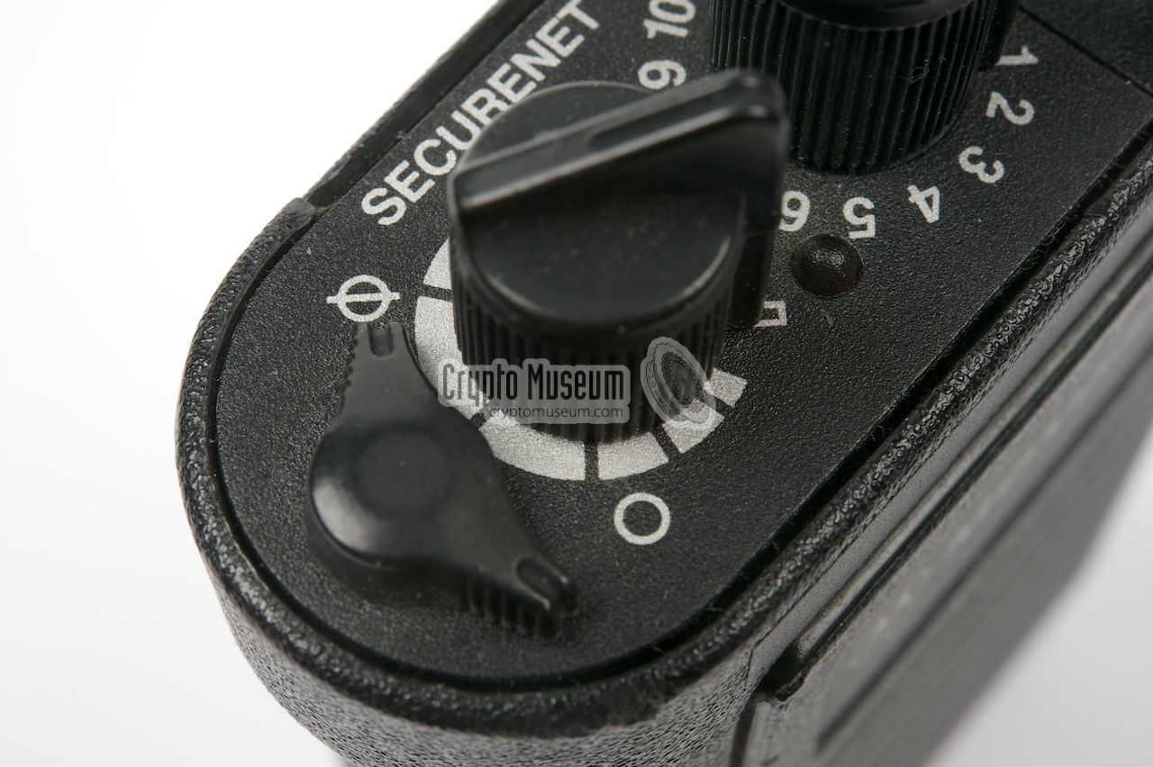 Toggle switch set to non-secure (CLEAR)