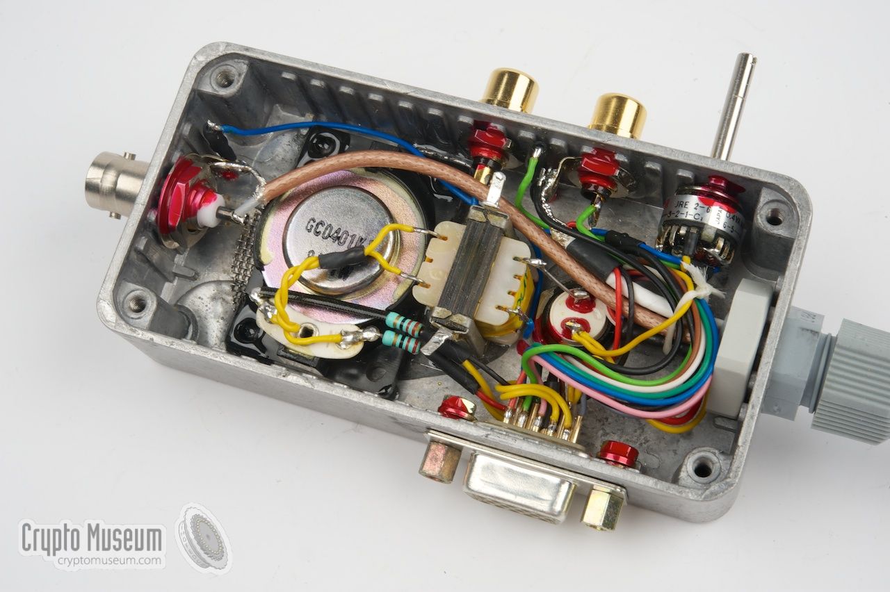 Another view of the interior of the break-out box