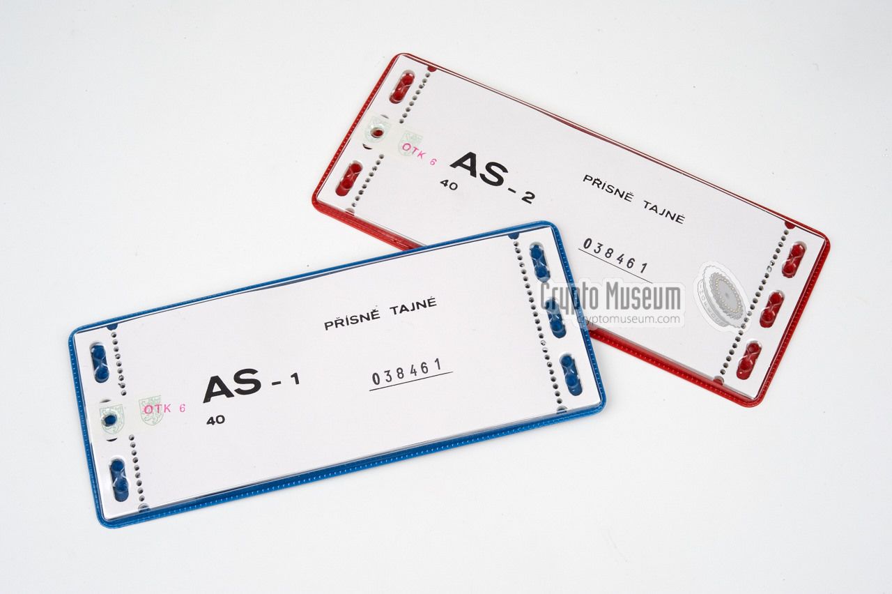 Two identical OTP booklets