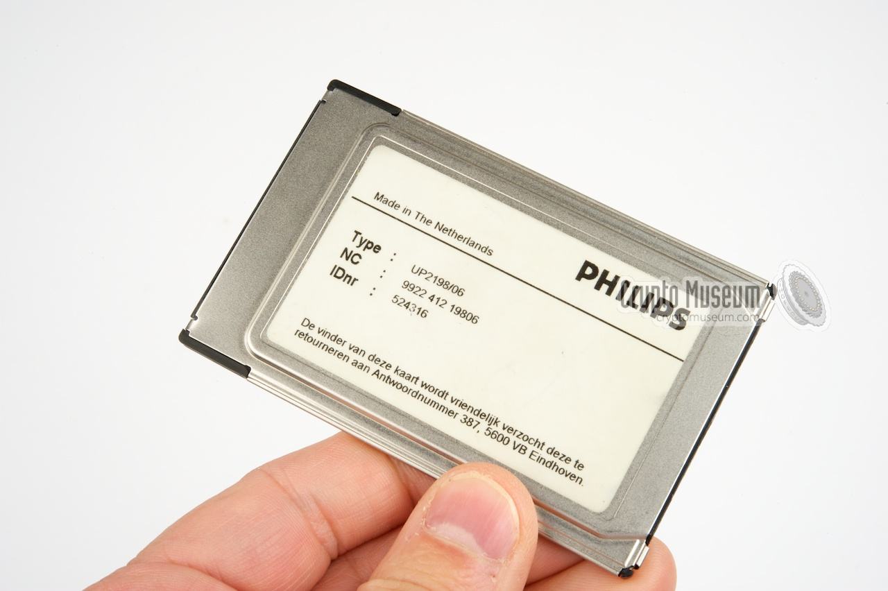 Philips UP-2198 crypto card for MDT (rear side)