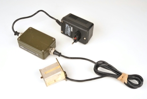 External PSU with battery-replacement adapter