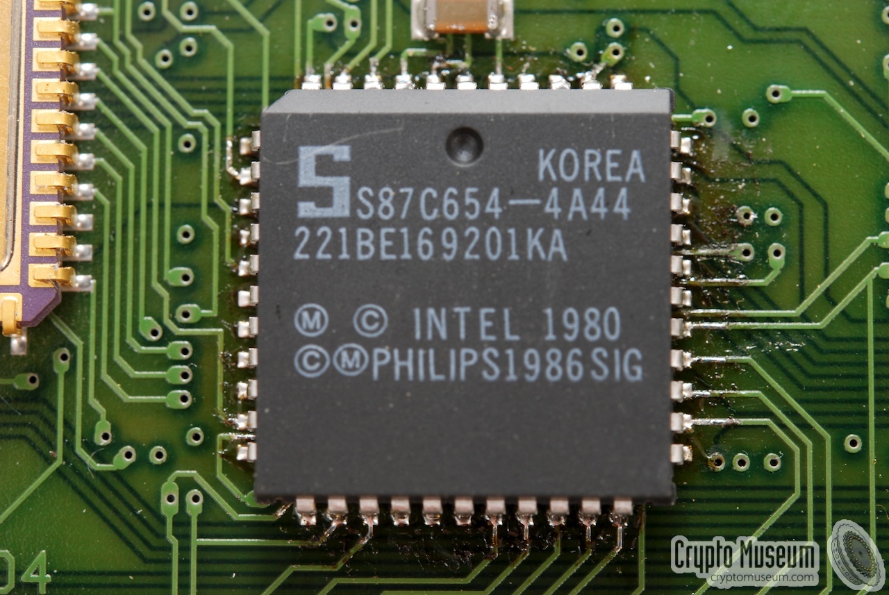 Close-up of the OTP controller on the crypto-unit