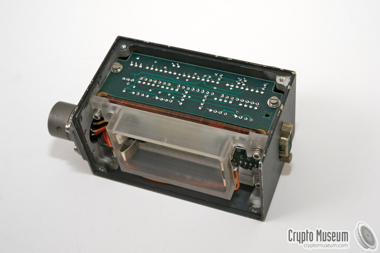 Interior, showing the battery compartment and part of the PCB