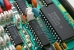 The static memory chip that is used to store the cryptographic keys