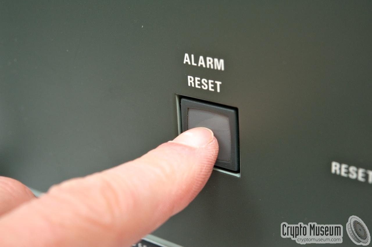 ALARM RESET button
