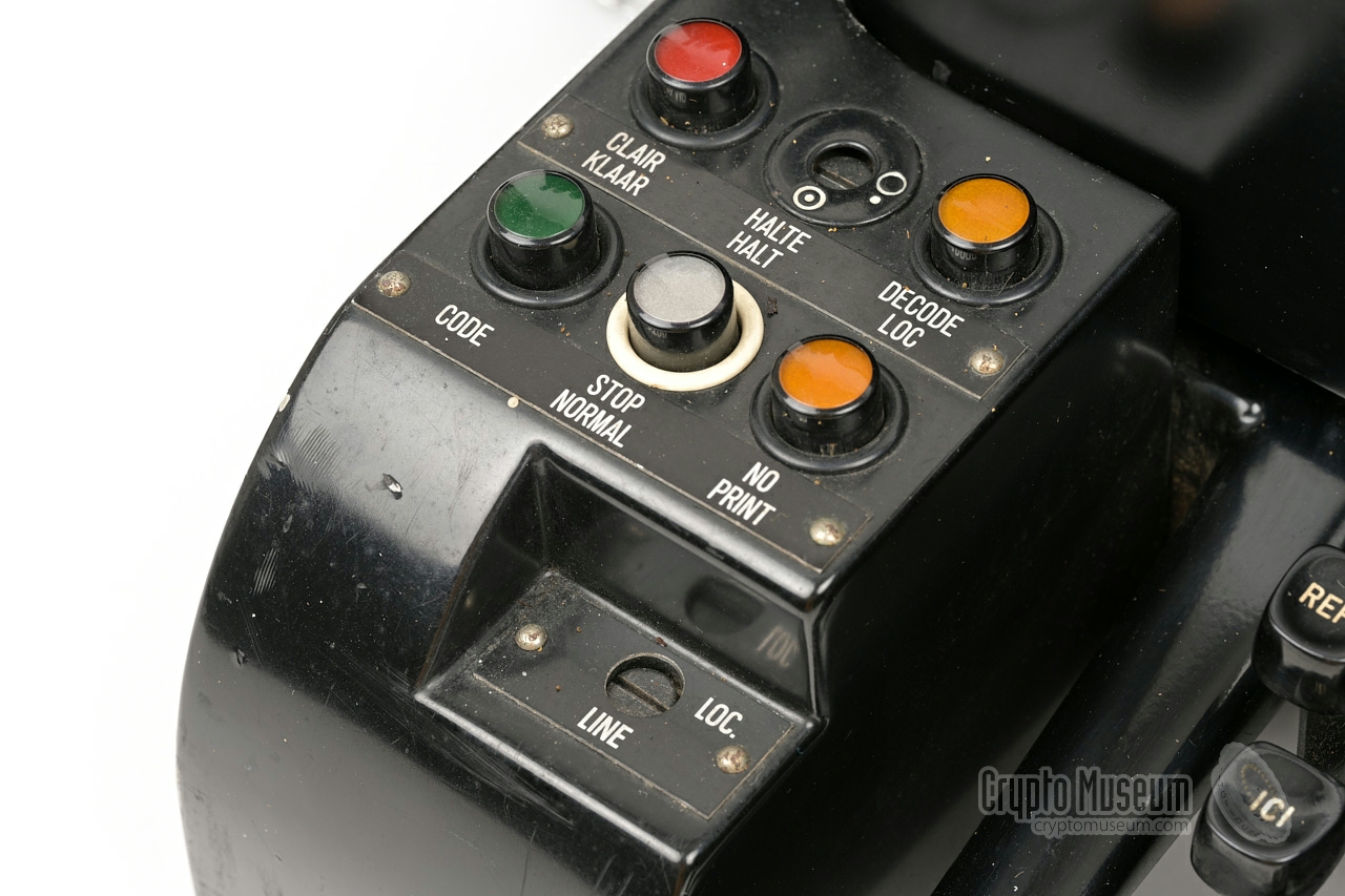 Extra control panel at the left