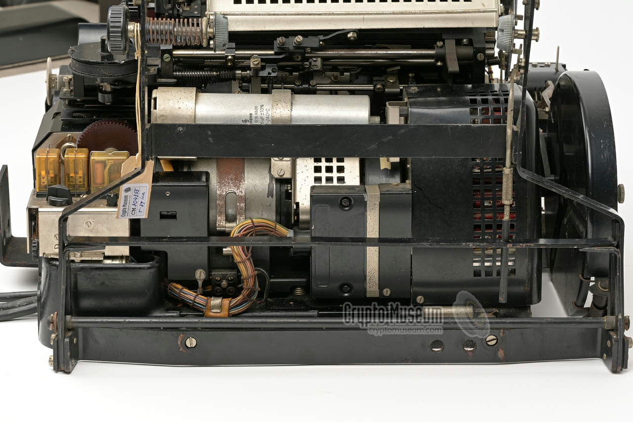 View of the rear side of the machine