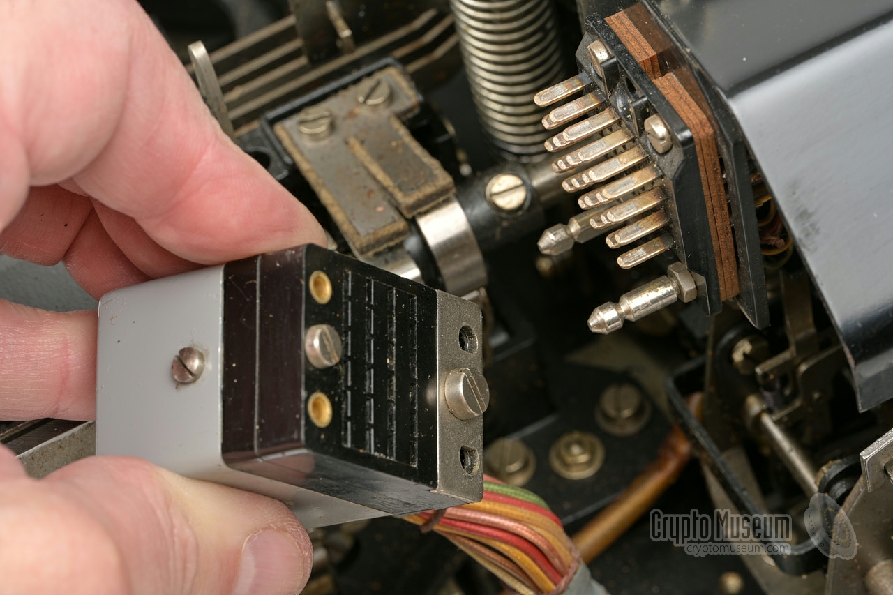 Detached connector of device behind the keyboard