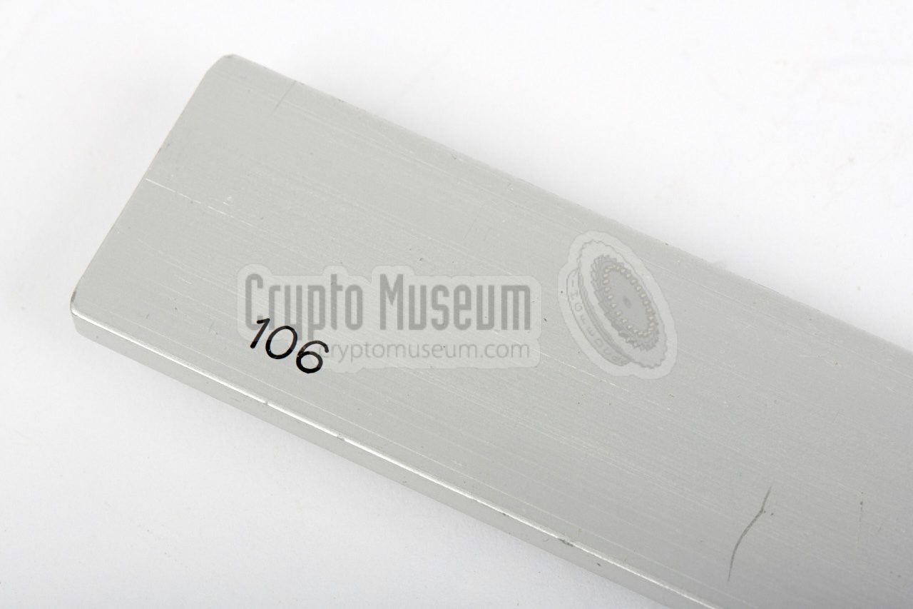 Serial number engraved at the rear