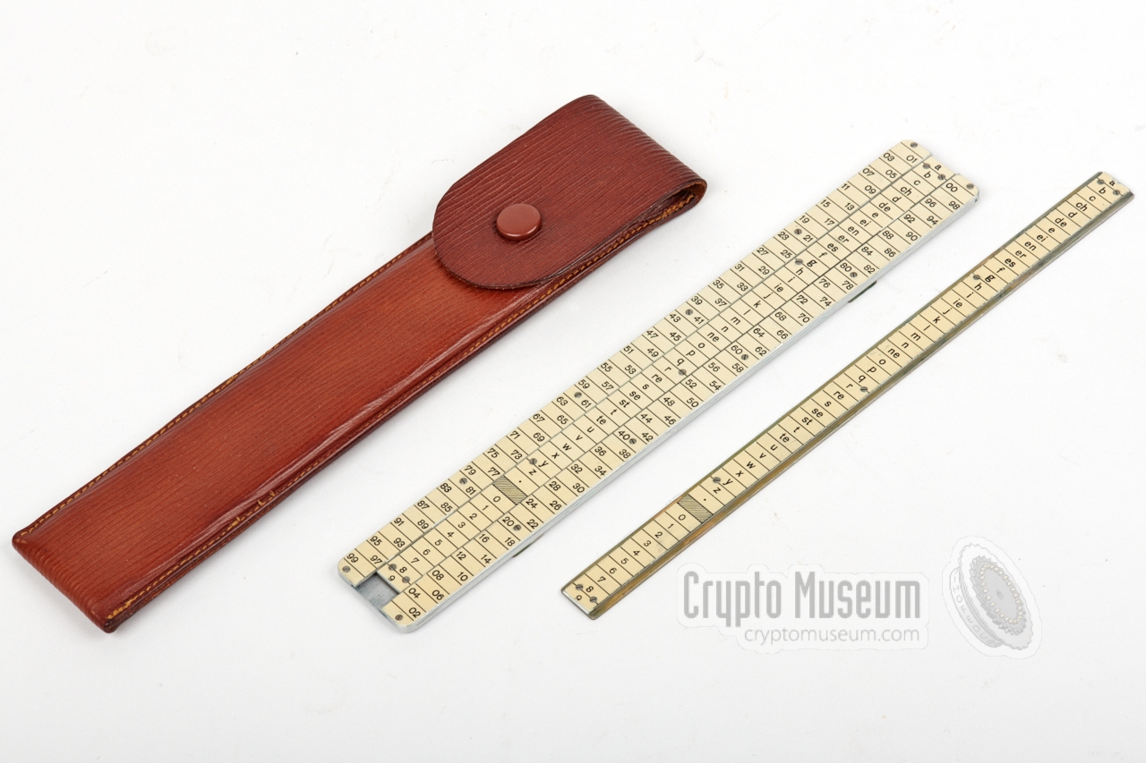 Swiss Rglette with leather wallet and additional slider