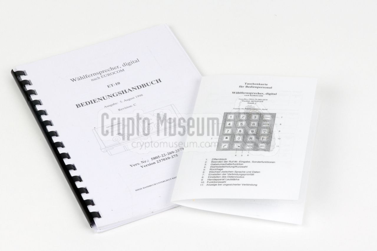 User manual and instruction card (German)