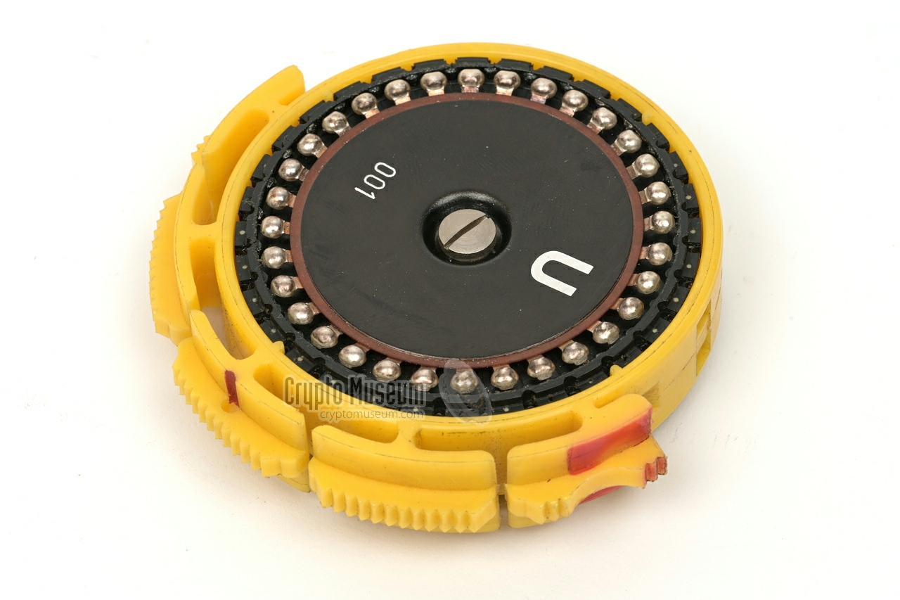 Right side of rotor insert (here with core 'U' installed)