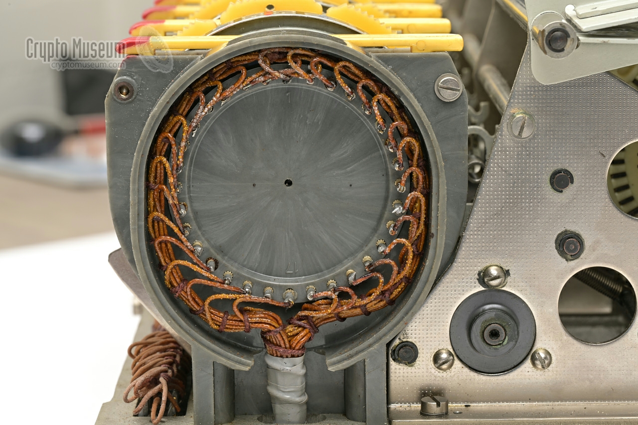 Right end plate wiring (seen from the right side of the machine)