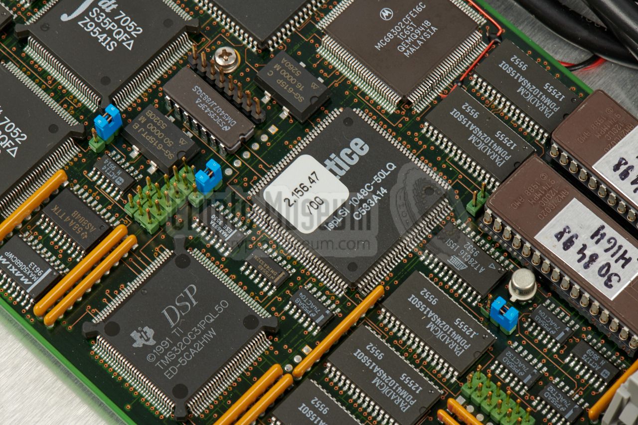 Close-up of the Telefunken modem board