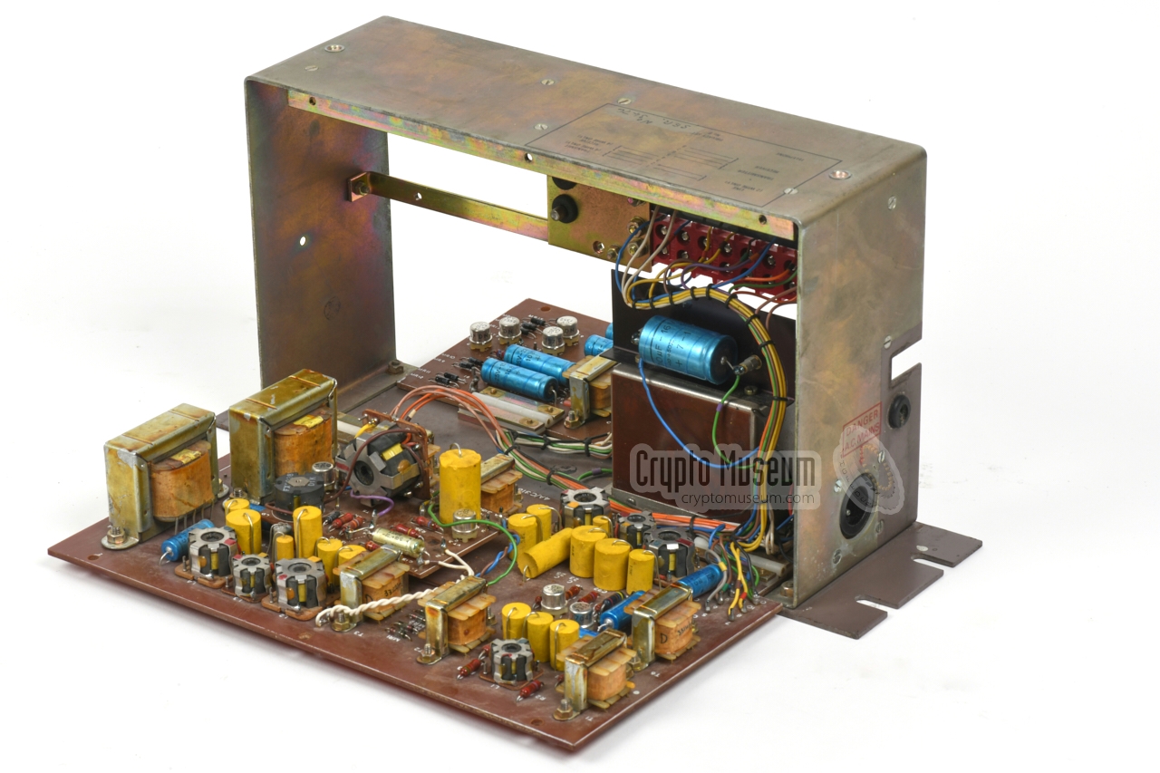Interior of the Plessey version - inverter board