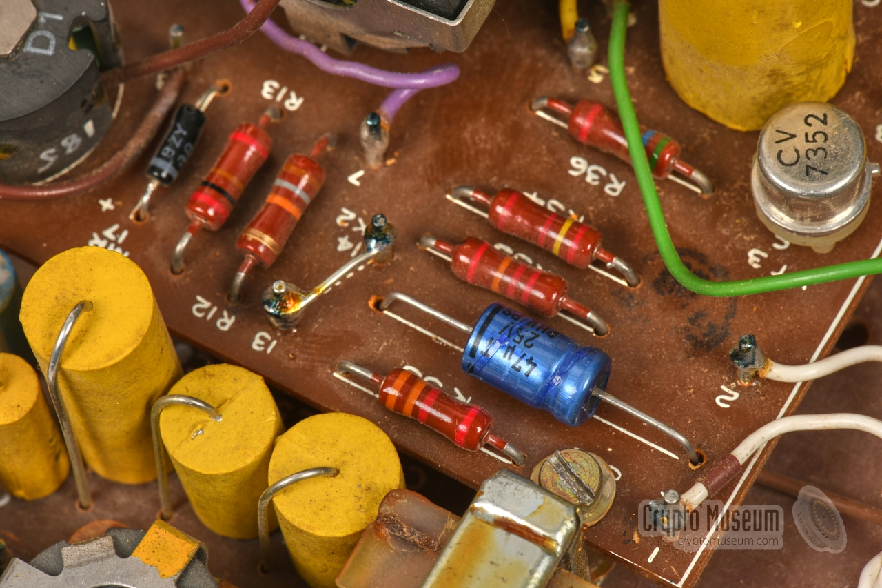 Replaced capacitor on the oscillator board