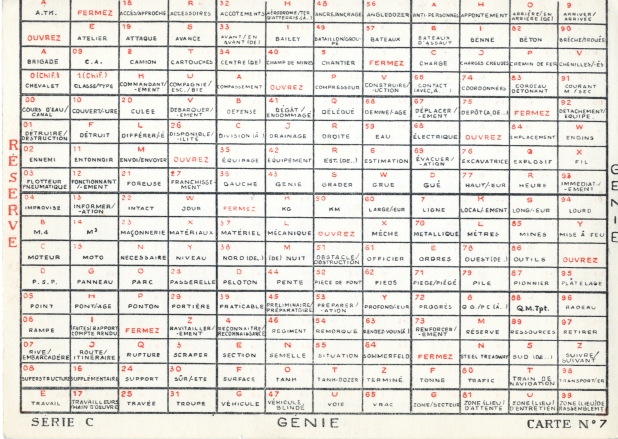 Belgian Slidex card number 7. Click for a close-up.