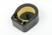Secure plastic container with confidential key tape