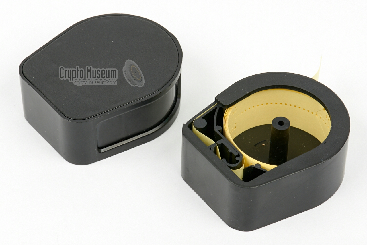 Black key tape canister, plus cut-away