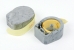 Grey key tape canister, plus cut-away