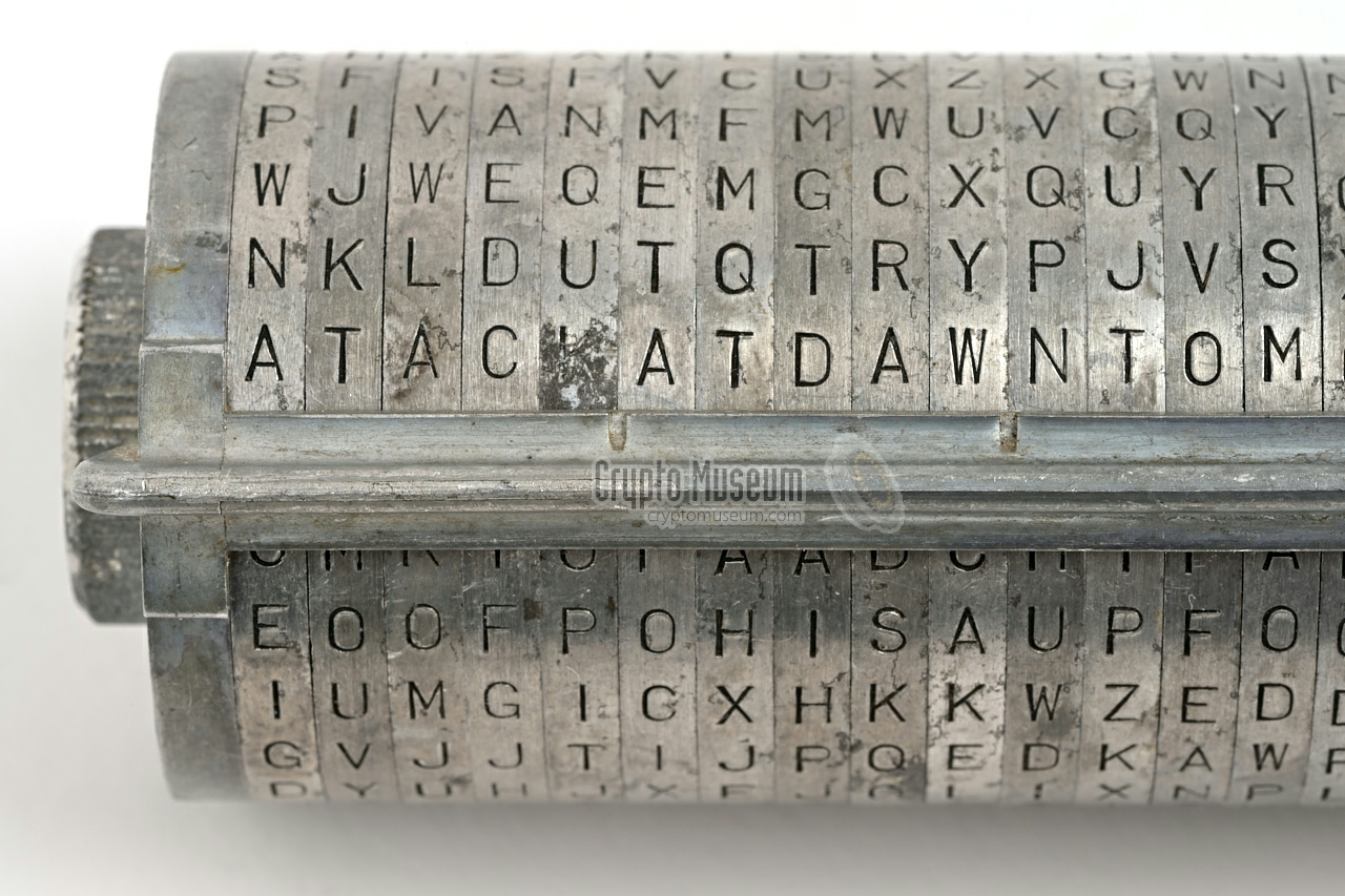 Cleartext above the ruler